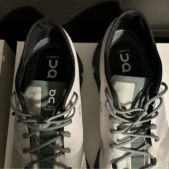 On Men's Cloud X Running SZ 14 Glacier Gray 40.99595 Shoes Lightweight Worn 2x - Picture 8 of 10